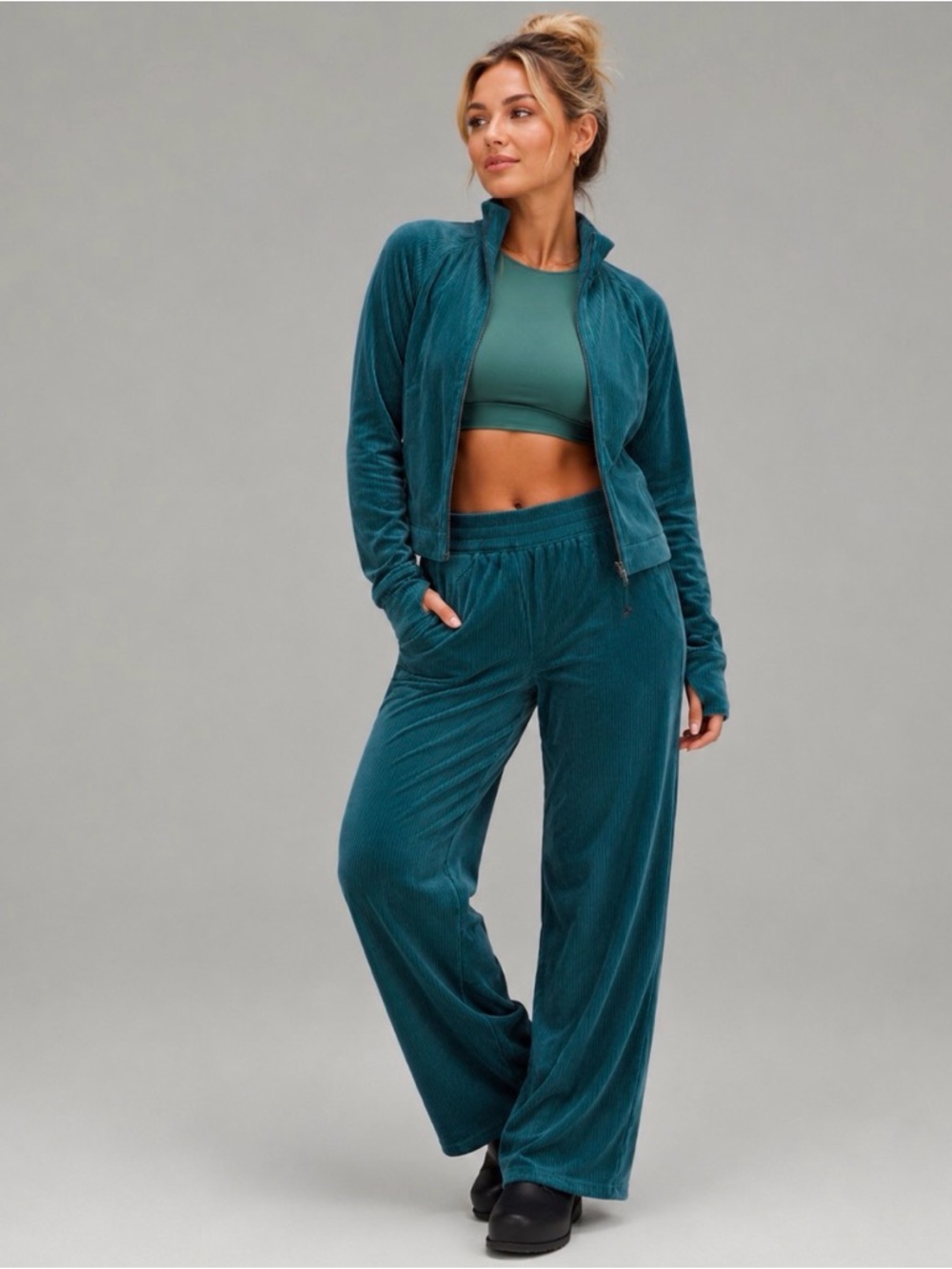 Lululemon Velvet Corduroy Scuba 2 pcs Set Size 6 & 4